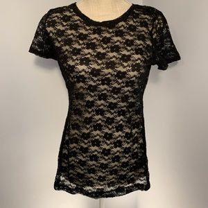 H & M | Lace top | Ultra Sheer